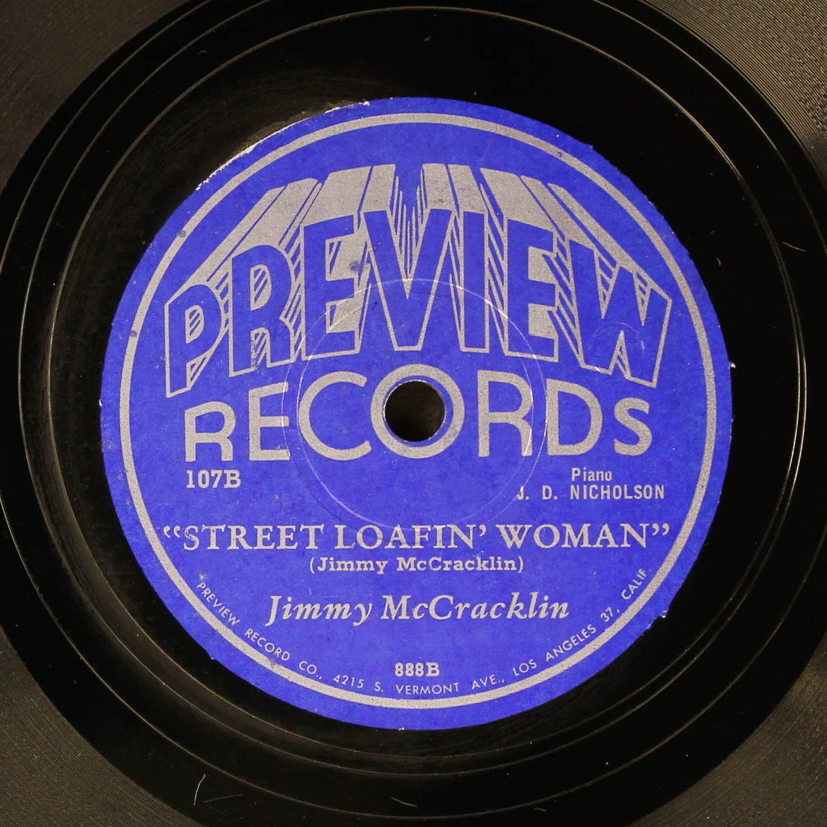 street loafin' woman / achin' heart by JIMMY MCCRACKLIN