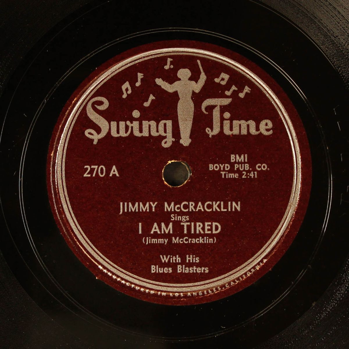 rockin' man / i am tired by JIMMY MCCRACKLIN