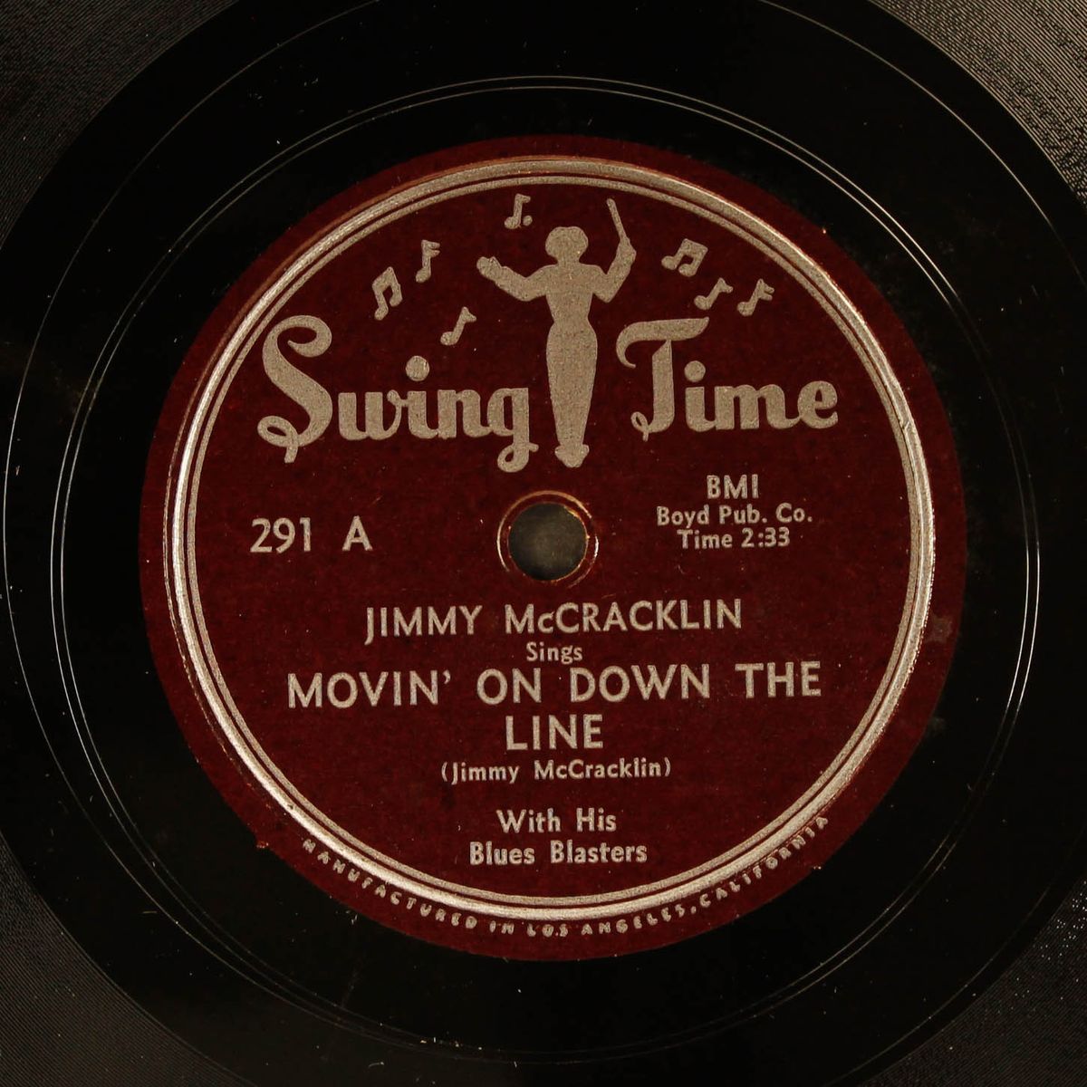 movin' on down the line / house rockin' blues by JIMMY MCCRACKLIN