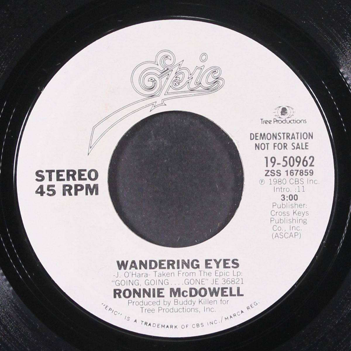 wandering eyes / same by RONNIE MCDOWELL