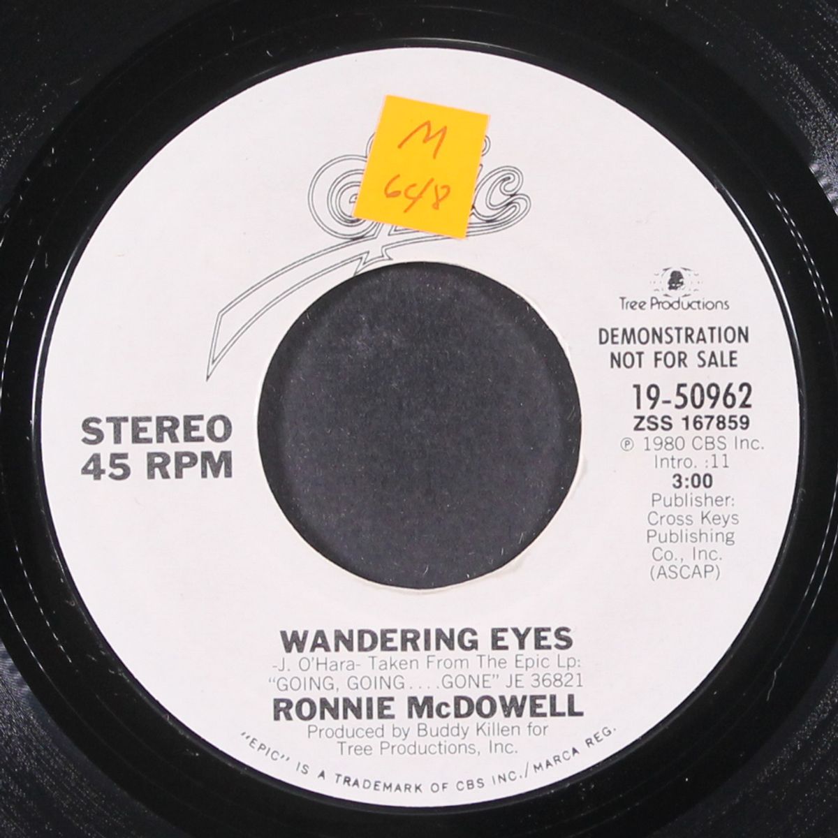 wandering eyes / same by RONNIE MCDOWELL