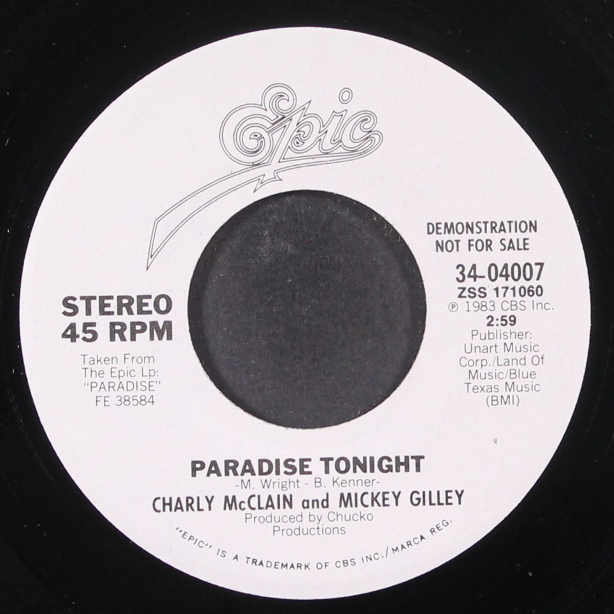 paradise tonight / same by MICKEY GILLEY & CHARLY MCCLAIN