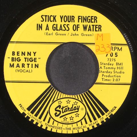 BENNY 'BIG TIGE' MARTIN