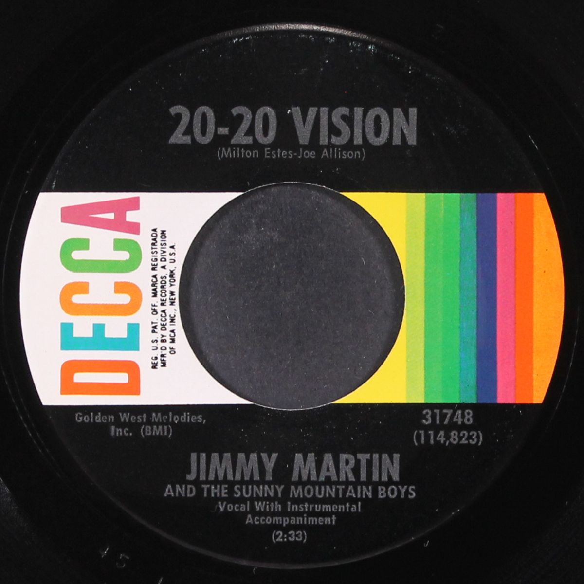 20-20 vision by JIMMY MARTIN