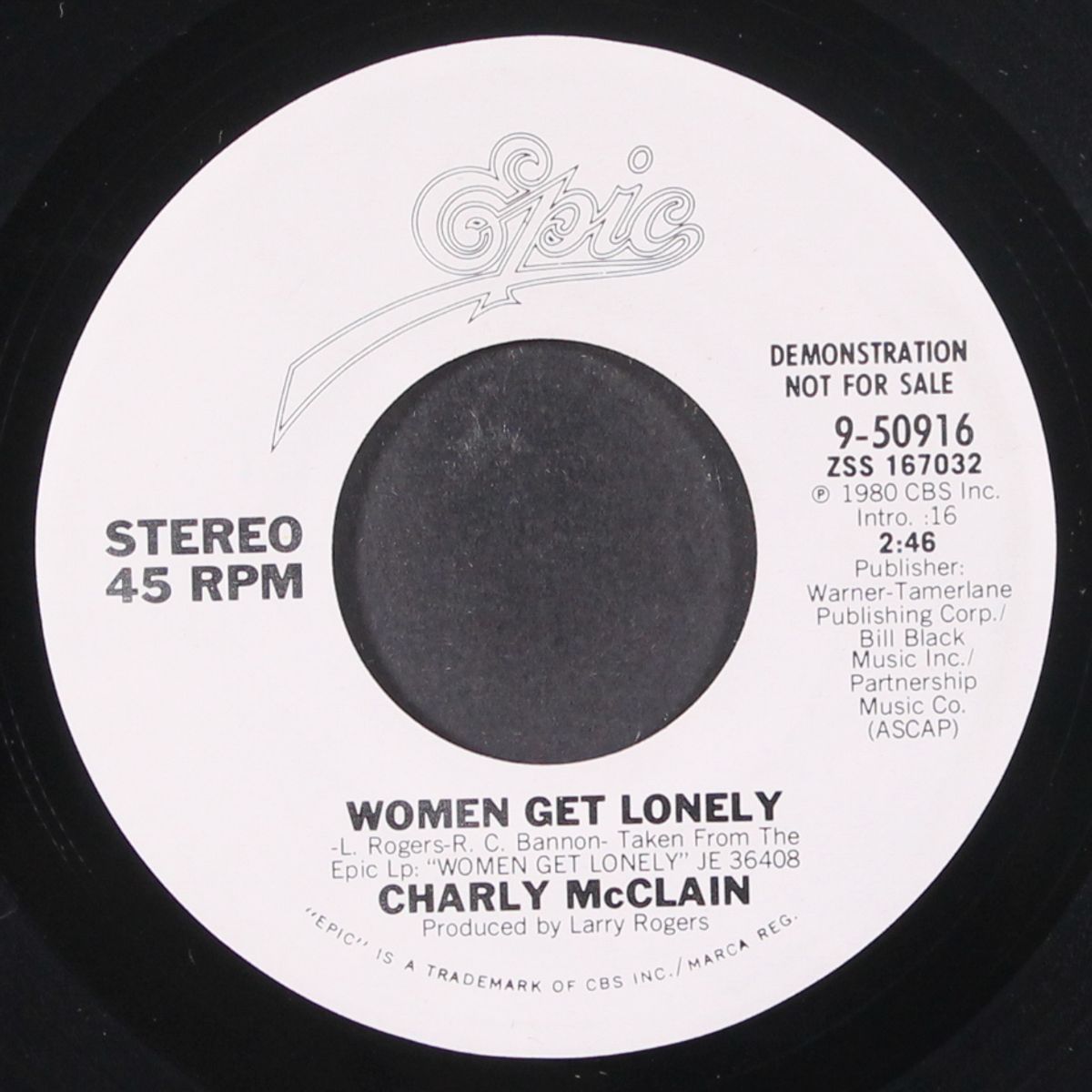 women get lonely / same by CHARLY MCCLAIN