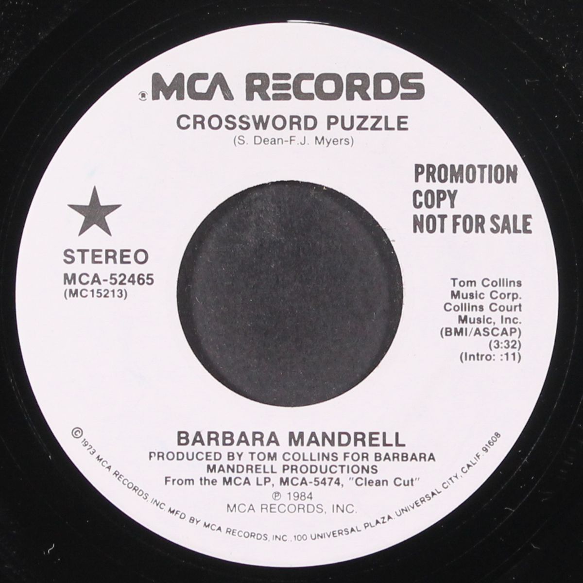 crossword puzzle / same by BARBARA MANDRELL