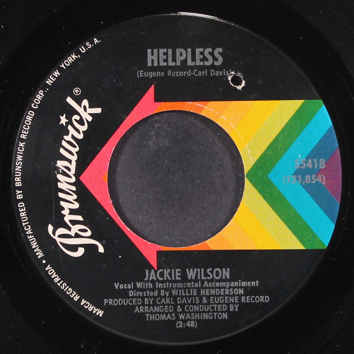 helpless / do it the right way by JACKIE WILSON