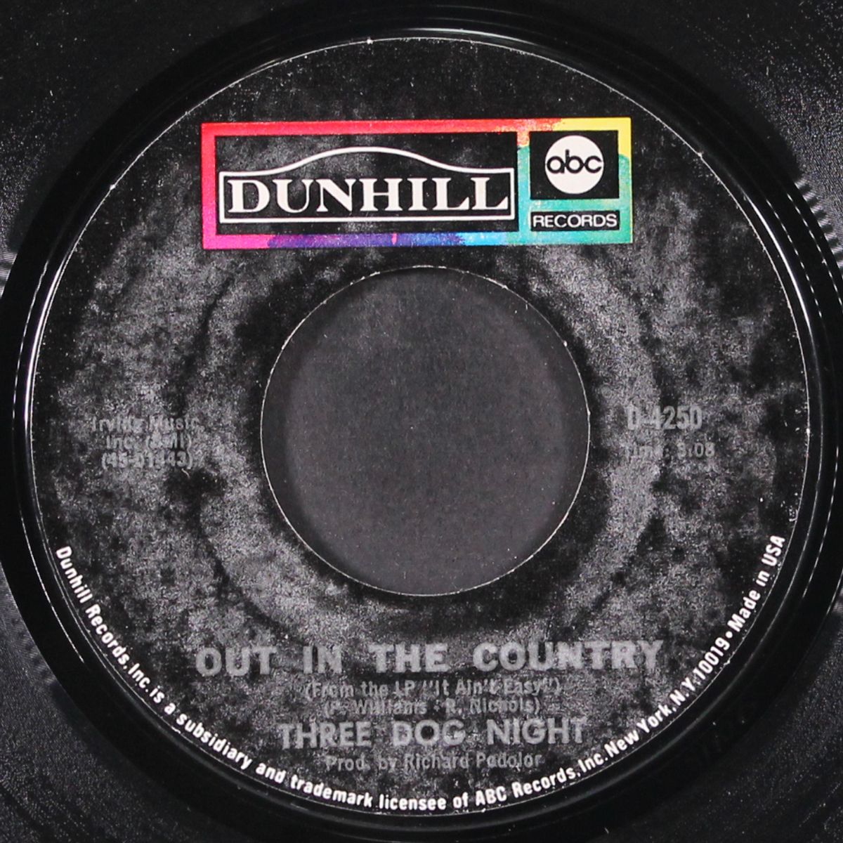 out in the country / good time living by THREE DOG NIGHT