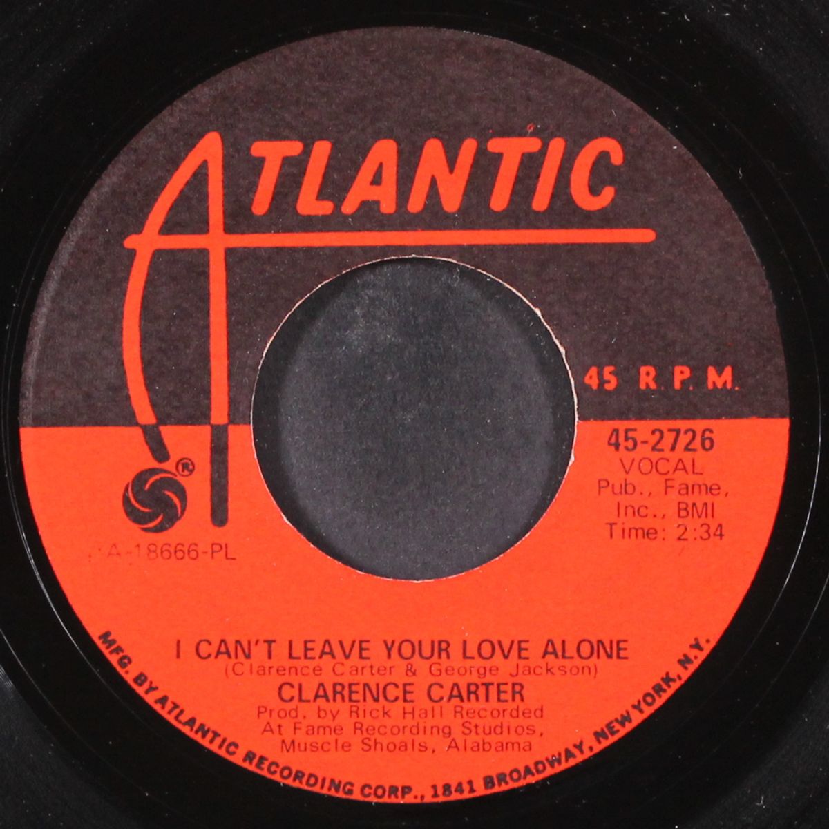 devil woman / i can't leave your love alone by CLARENCE CARTER