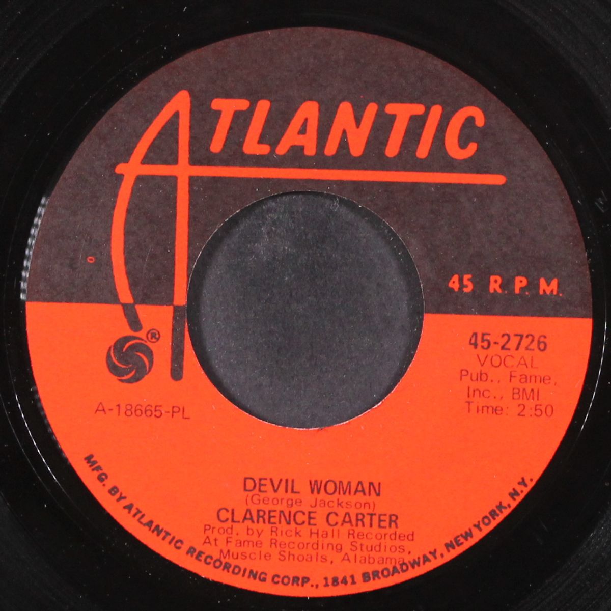 devil woman / i can't leave your love alone by CLARENCE CARTER