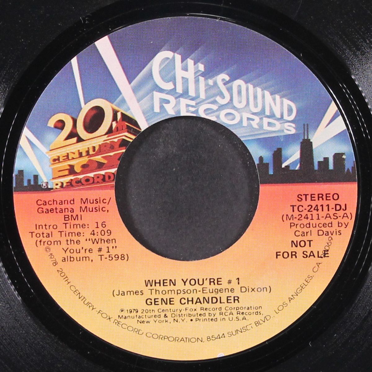 when you're #1 / mono by GENE CHANDLER