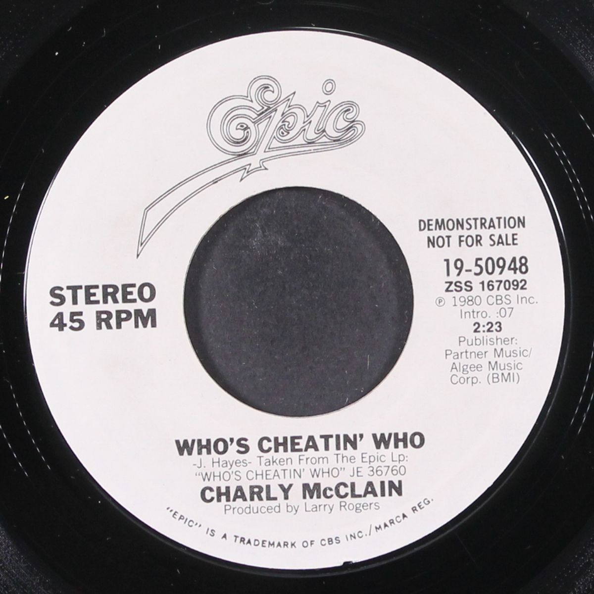 who's cheatin' who by CHARLY MCCLAIN