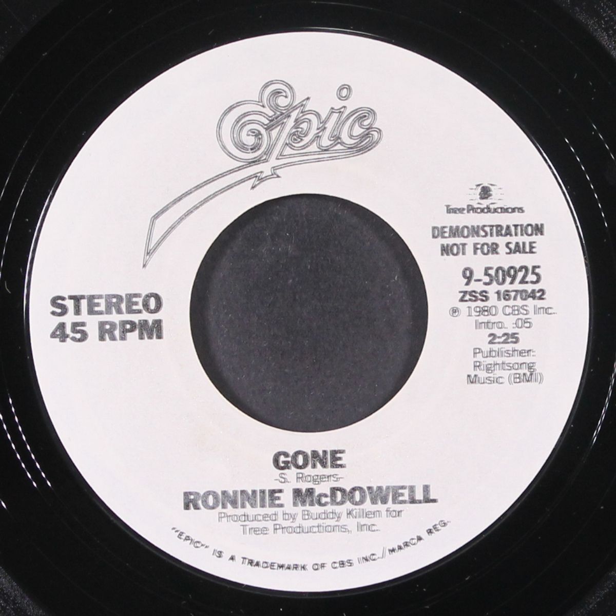 gone / same by RONNIE MCDOWELL