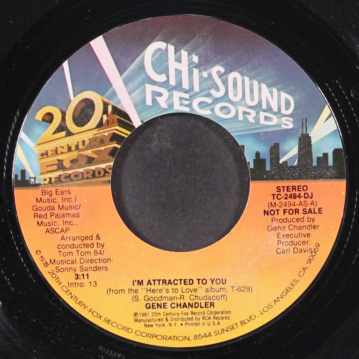 i'm attracted to you / mono by GENE CHANDLER