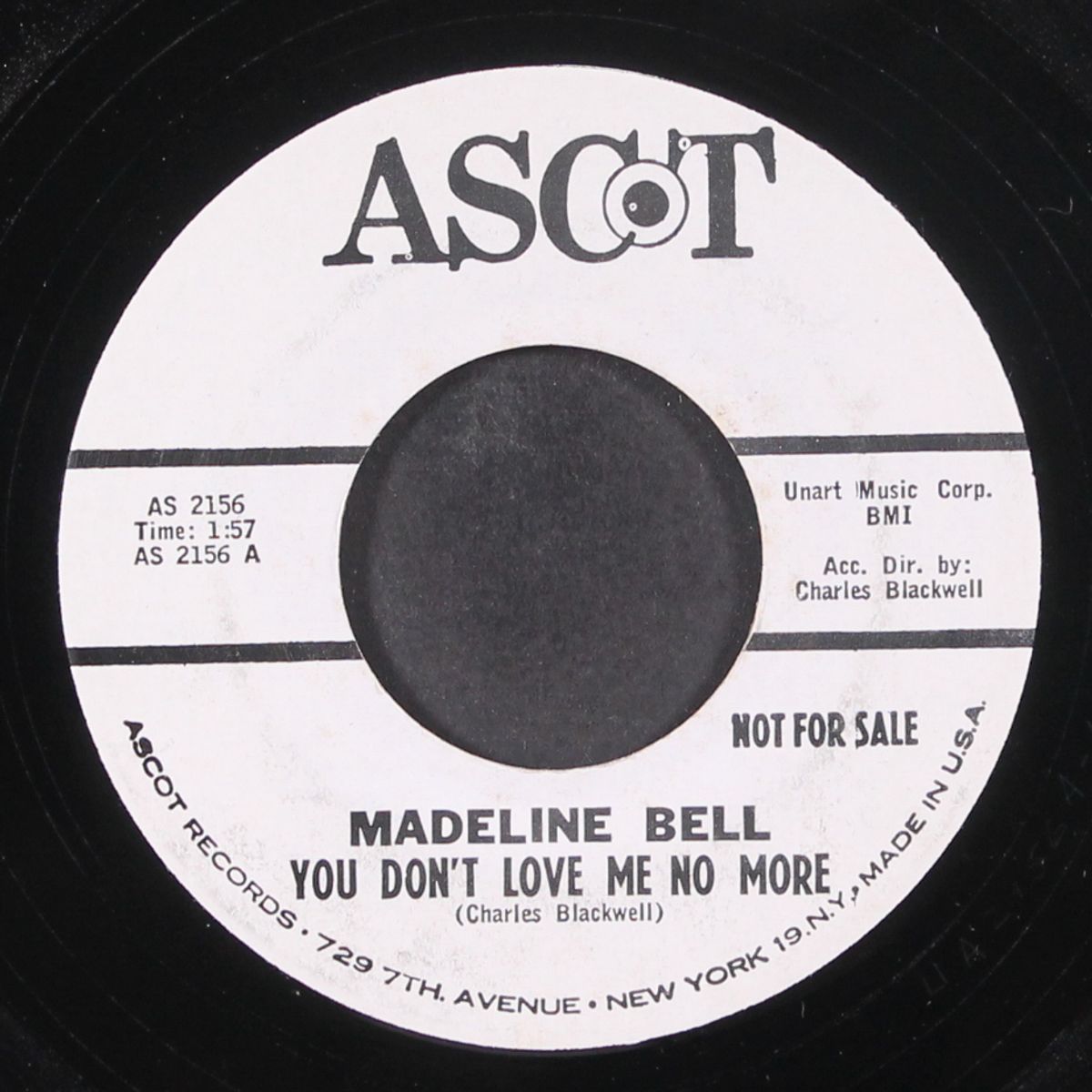 don't cross over / you don't love me no more by MADELINE BELL