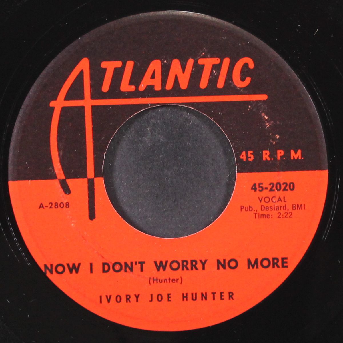 now i don't worry no more / i just want to love you by IVORY JOE HUNTER
