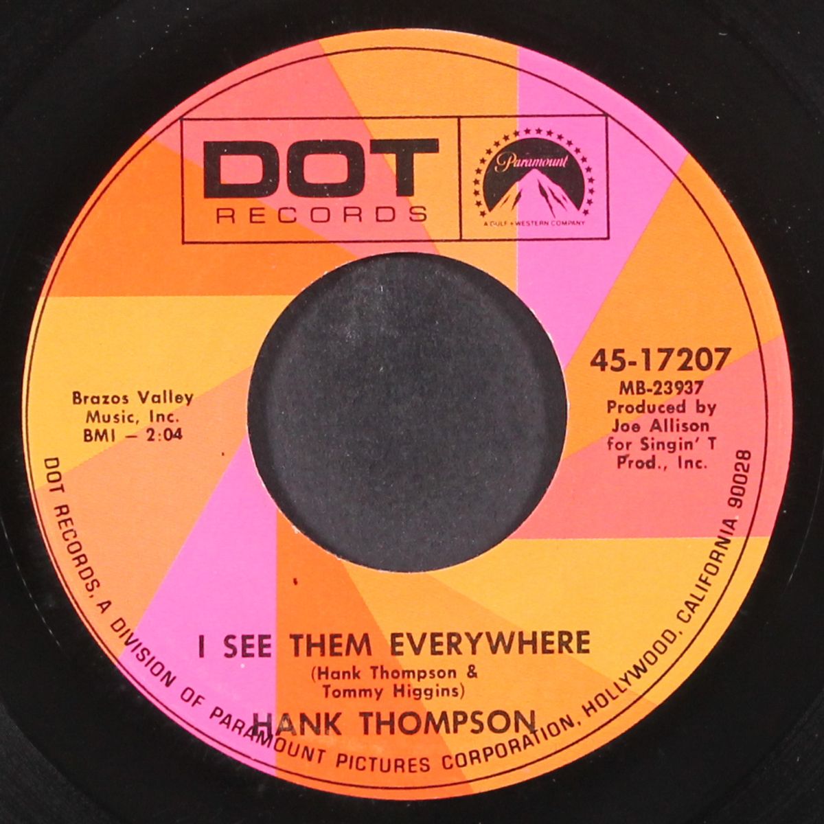 i see them everywhere / today by HANK THOMPSON