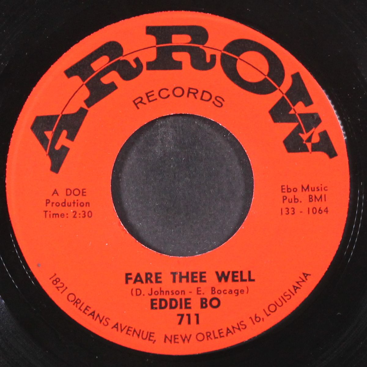 fare thee well / let's let it roll by EDDIE BO