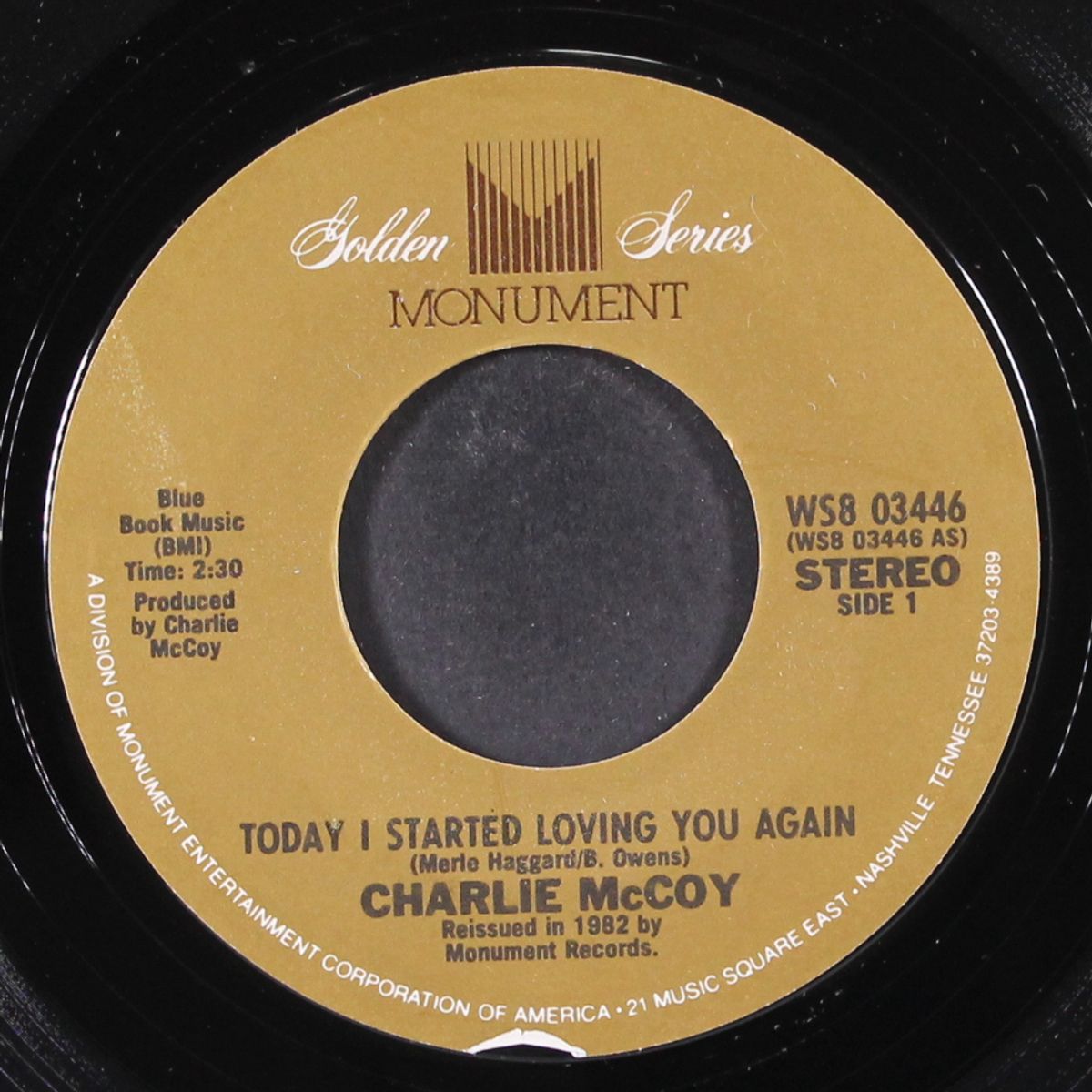 today i started loving you again by CHARLIE MCCOY