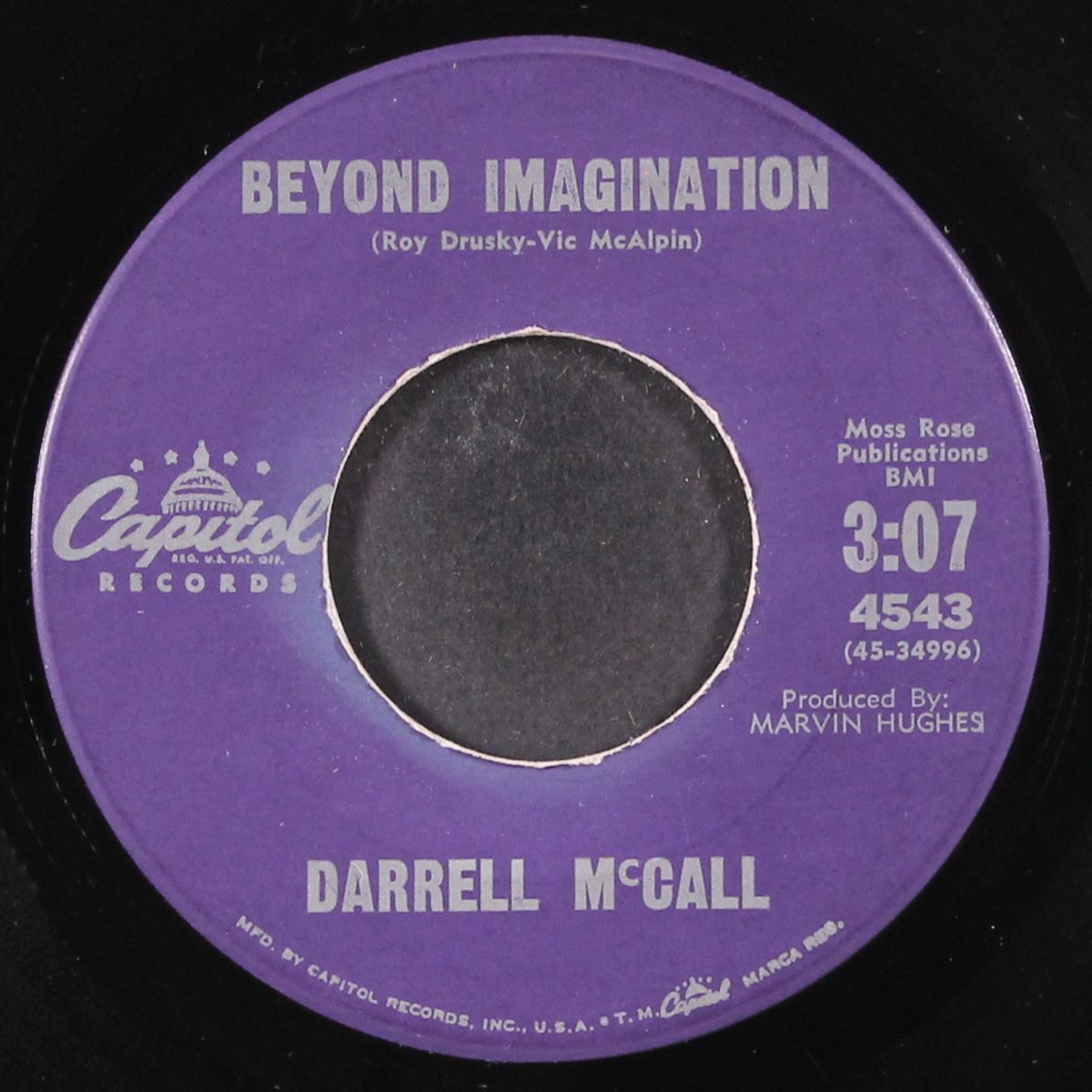 beyond imagination / my kind of lovin' by DARRELL MCCALL