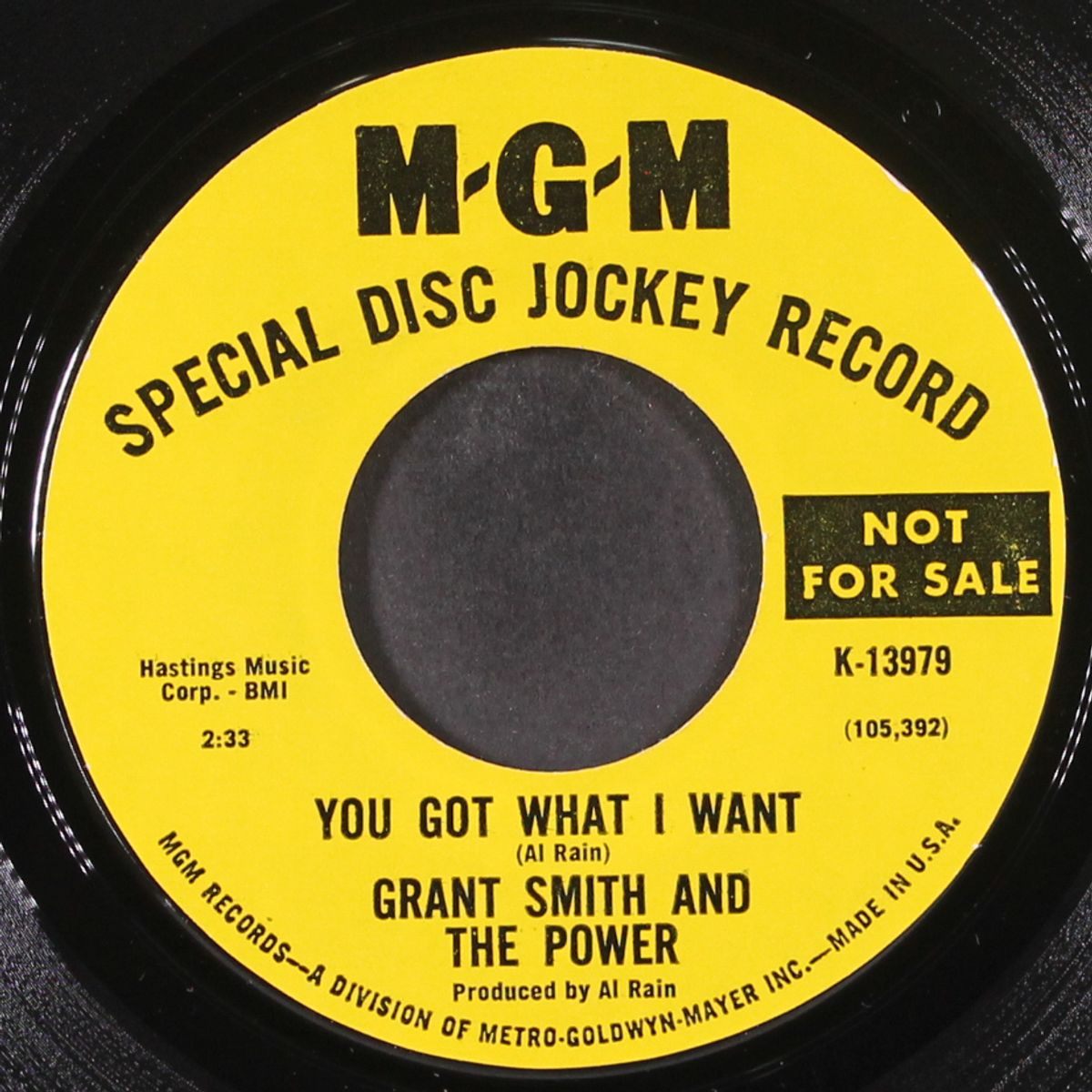 thinkin' about you / you got what i want by GRANT SMITH & POWER