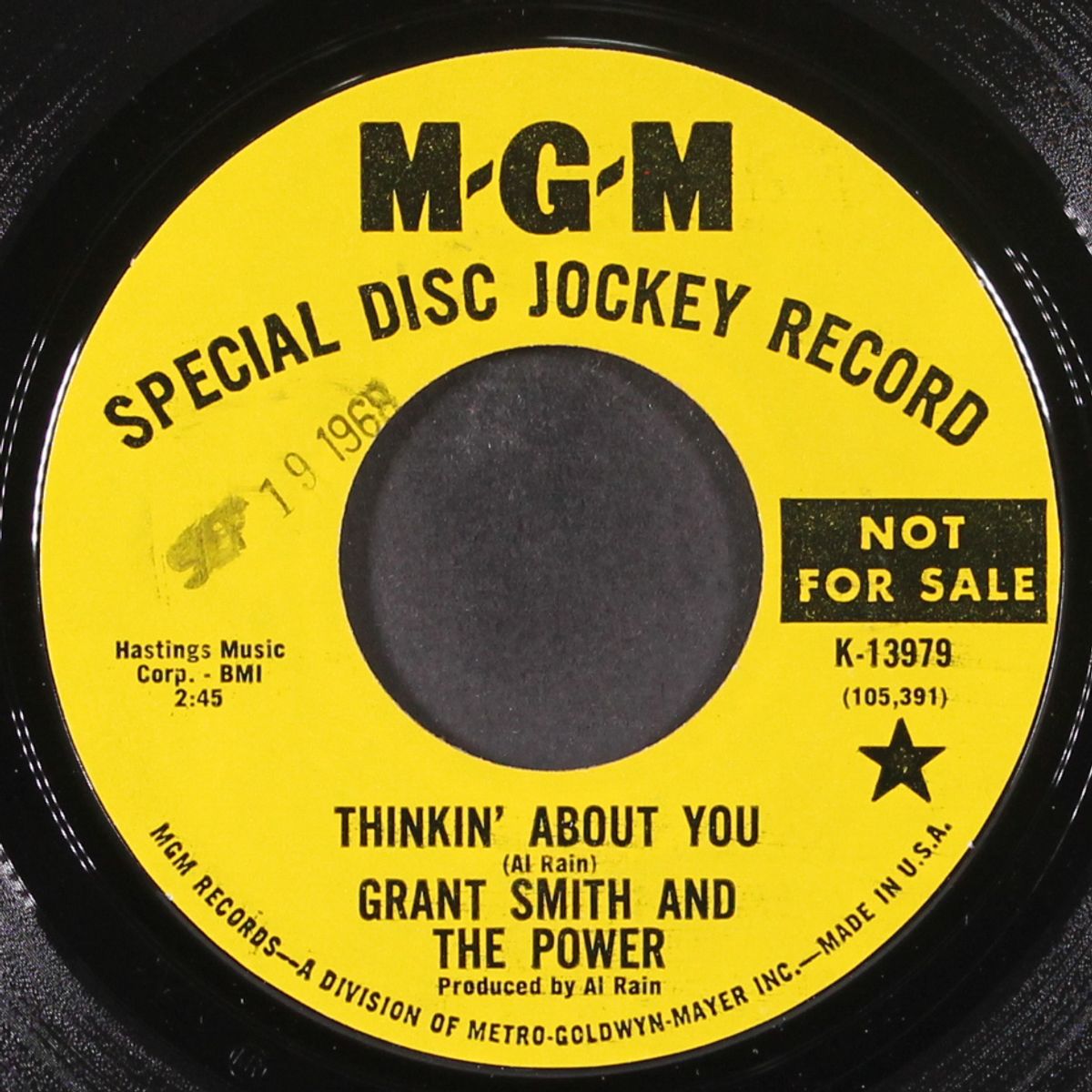 thinkin' about you / you got what i want by GRANT SMITH & POWER