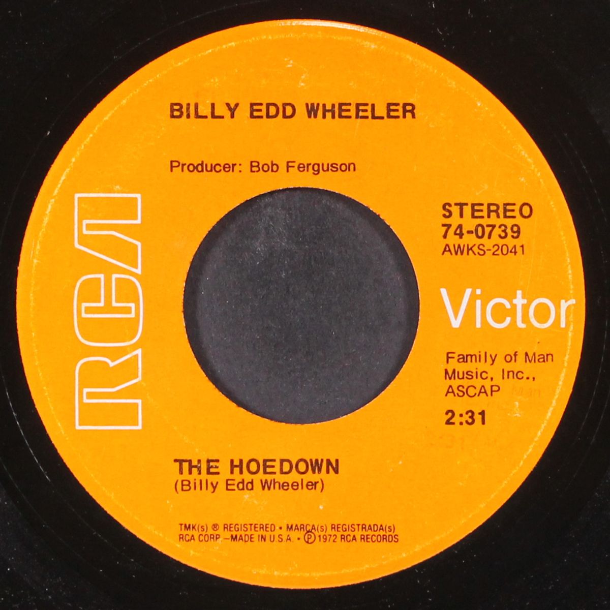 200 lbs o' slingin' hound / the hoedown by BILLY EDD WHEELER
