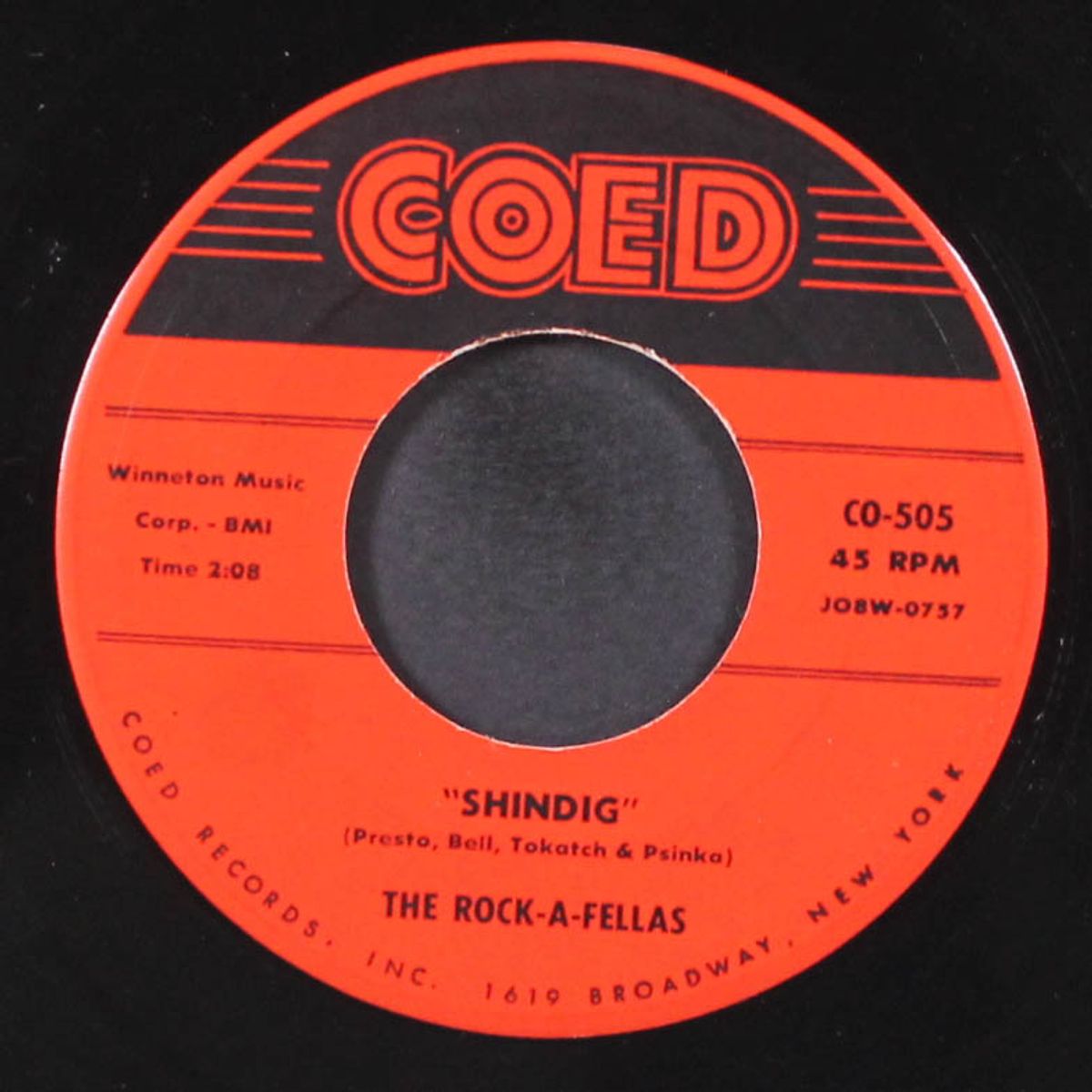 high school girl / shindig by EDDIE BELL & ROCK-A-FELLAS