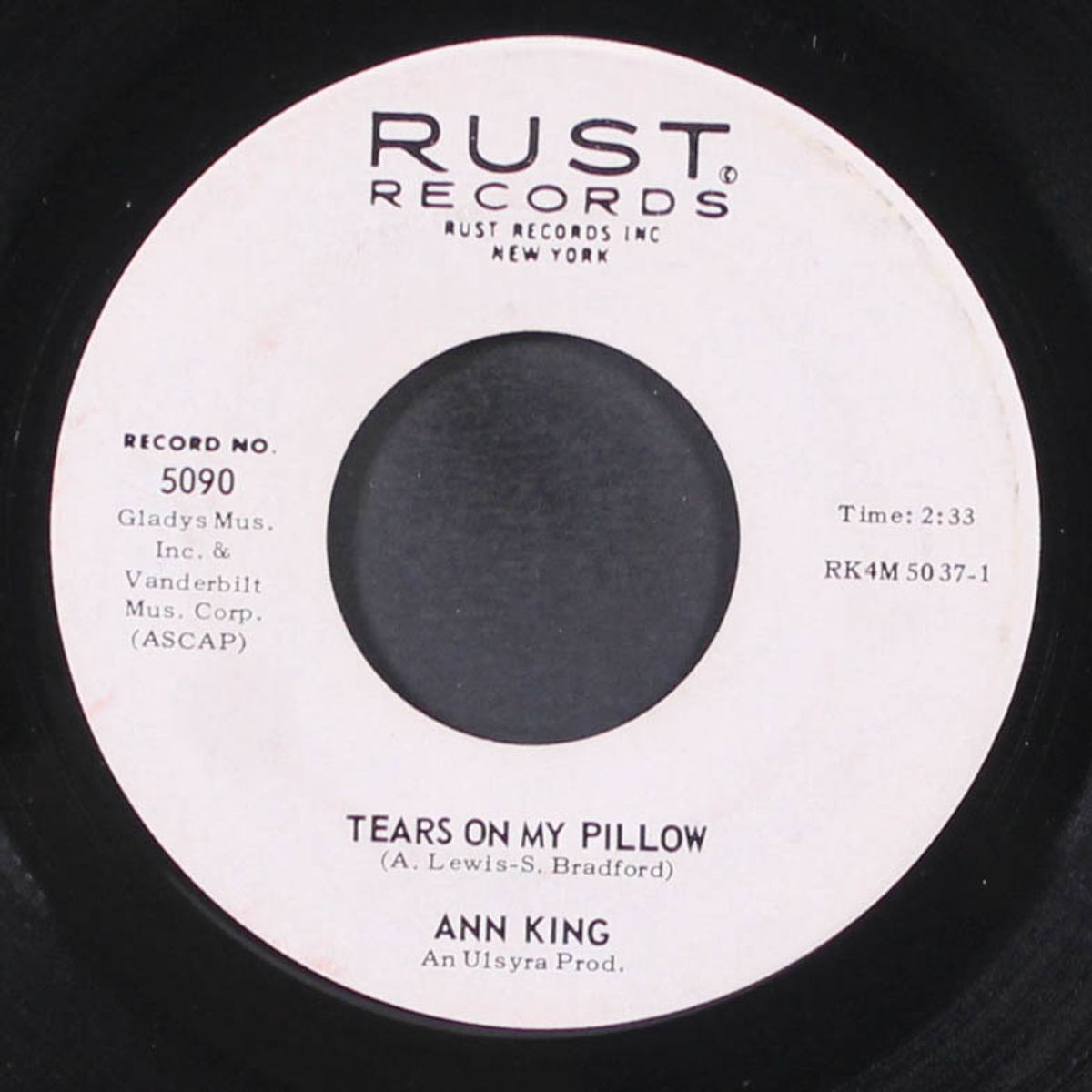 ooba dooba doo / tears on my pillow by ANN KING
