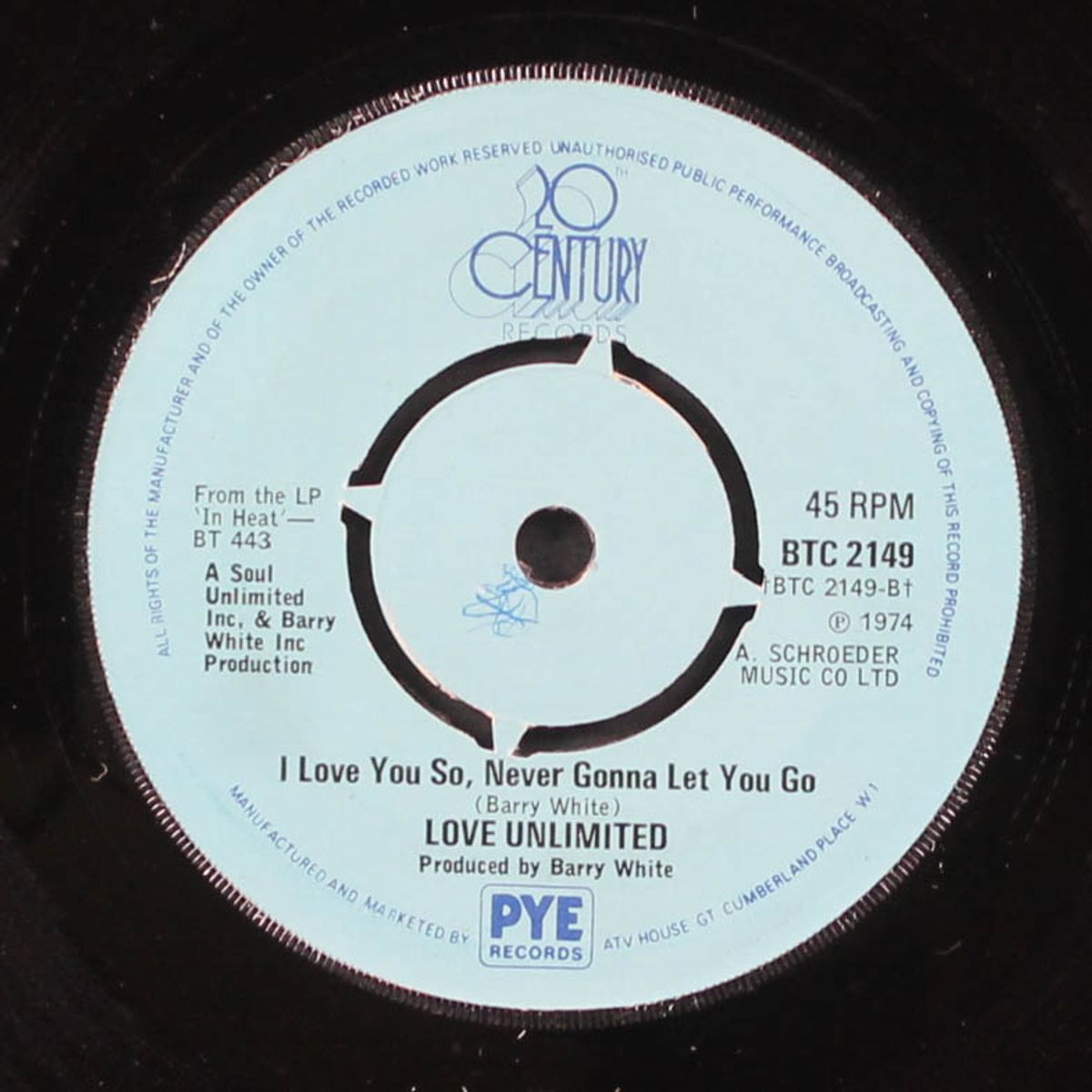 it may be winter outside / i love you so, never gonna let you go by LOVE UNLIMITED