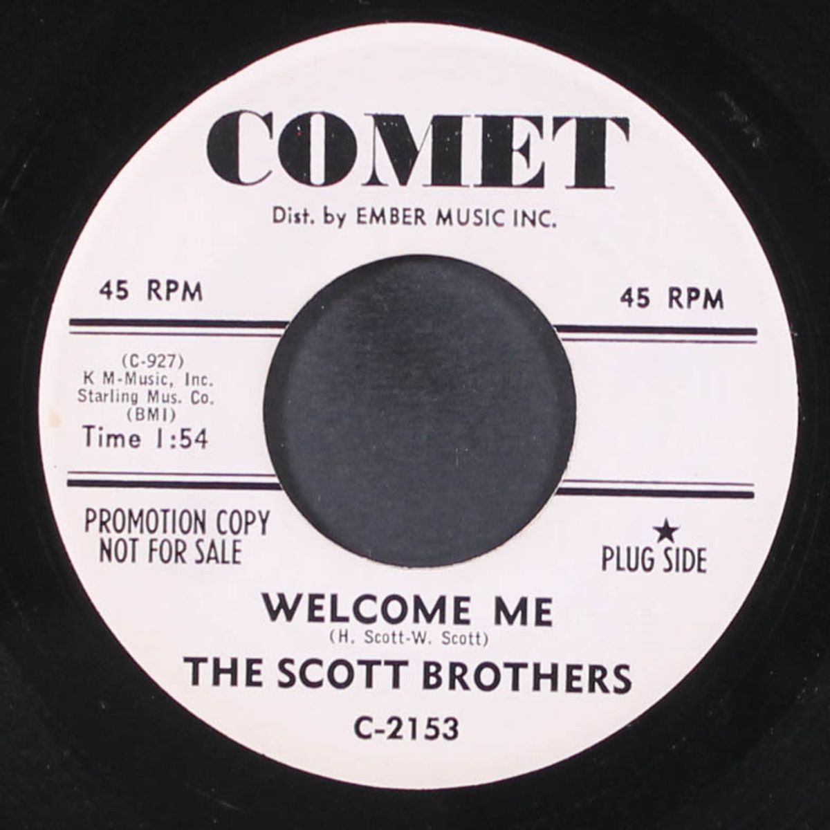 letter from my baby / welcome me by SCOTT BROTHERS