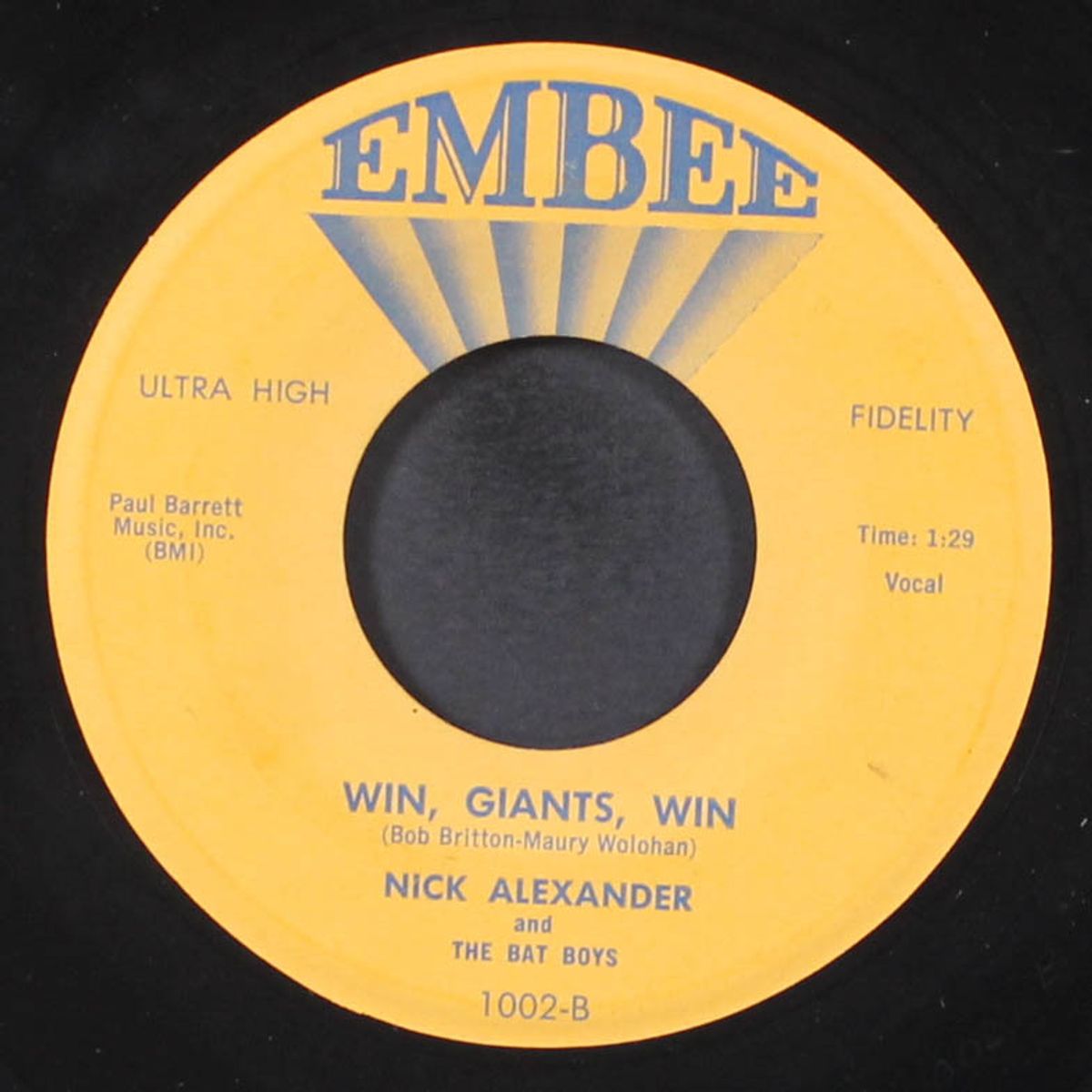 win, giants, win / hail giants by NICK ALEXANDER
