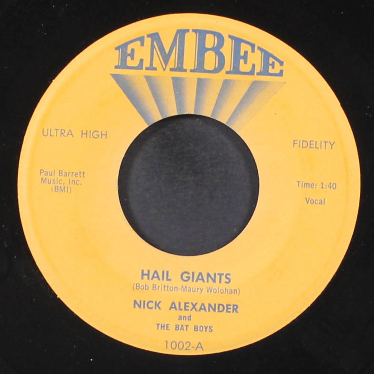 win, giants, win / hail giants by NICK ALEXANDER