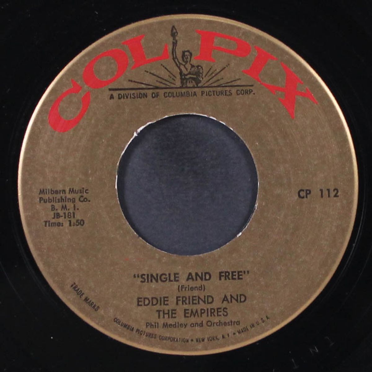 tears in my eyes / single and free by EDDIE FRIEND & EMPIRES