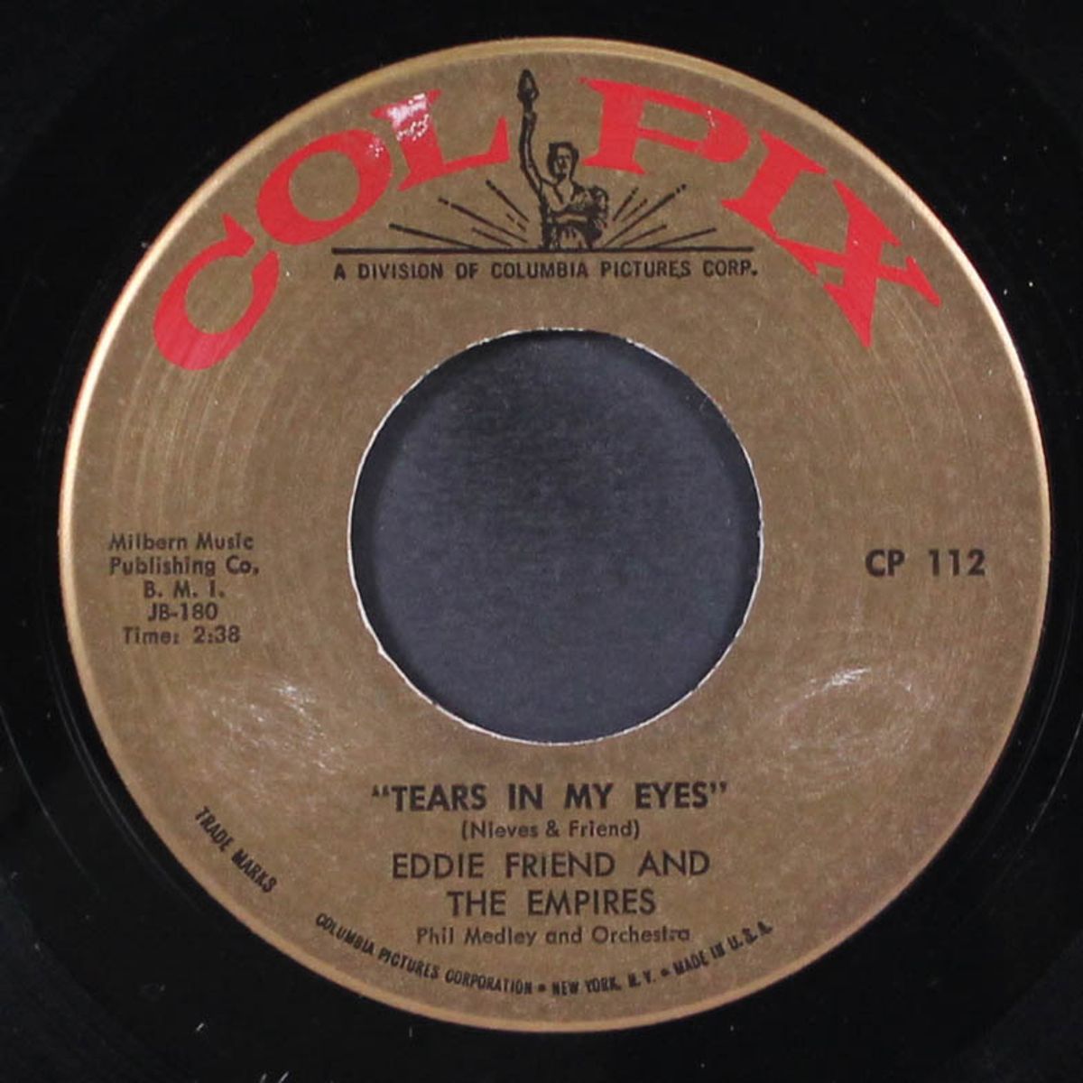 tears in my eyes / single and free by EDDIE FRIEND & EMPIRES
