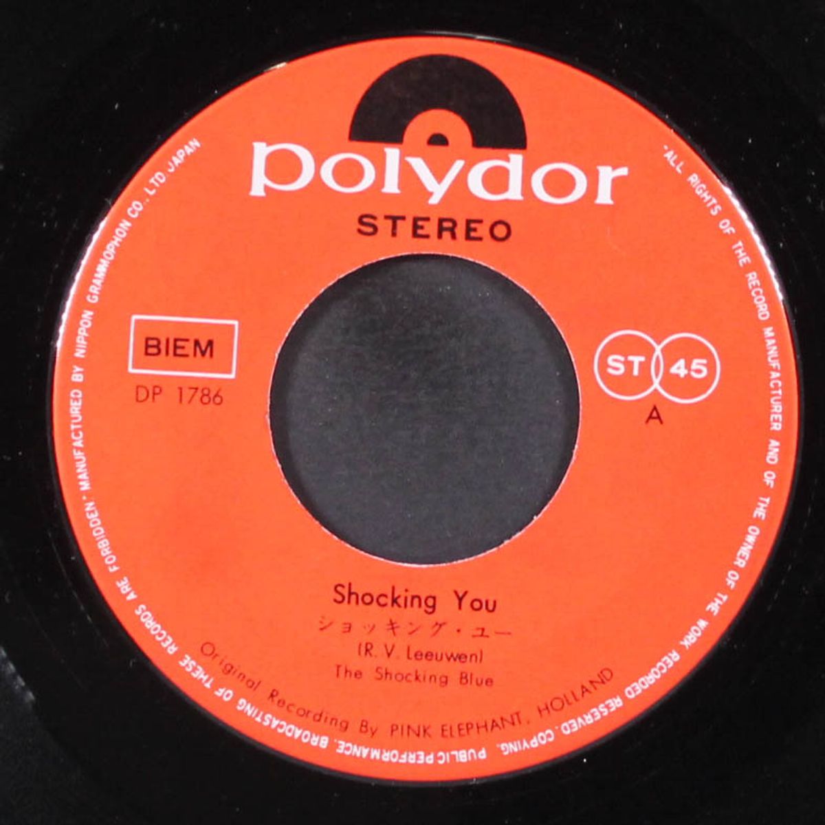 shocking you / waterloo by SHOCKING BLUE