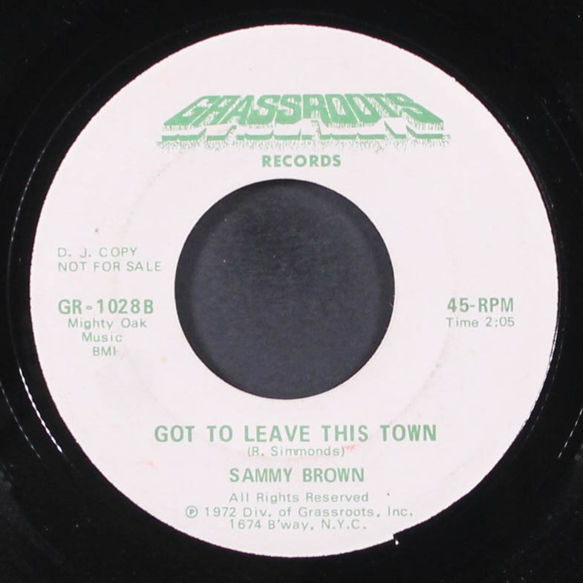 mine to have and to hold / got to leave this town by SAMMY BROWN