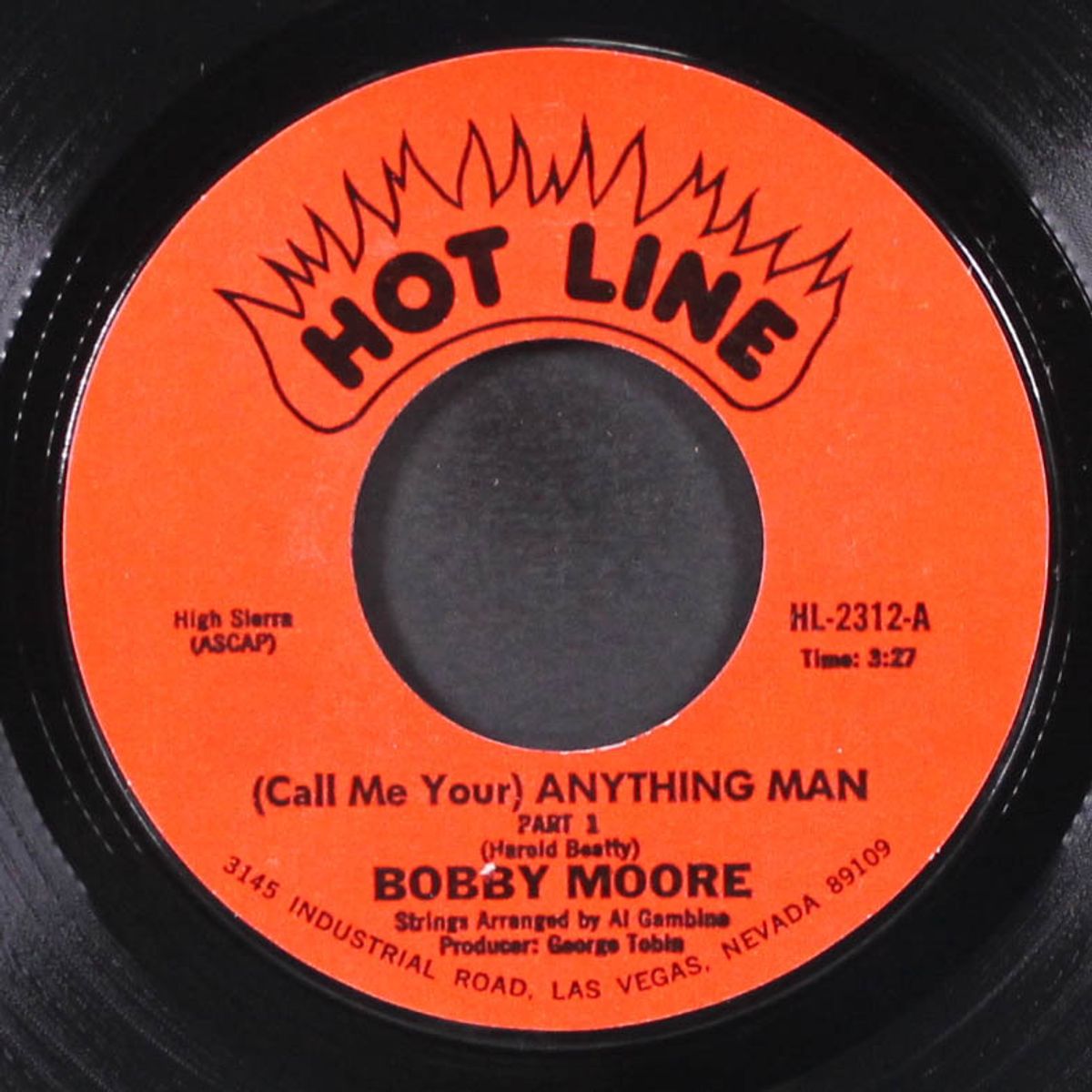 (call me your) anything man / disco version by BOBBY MOORE