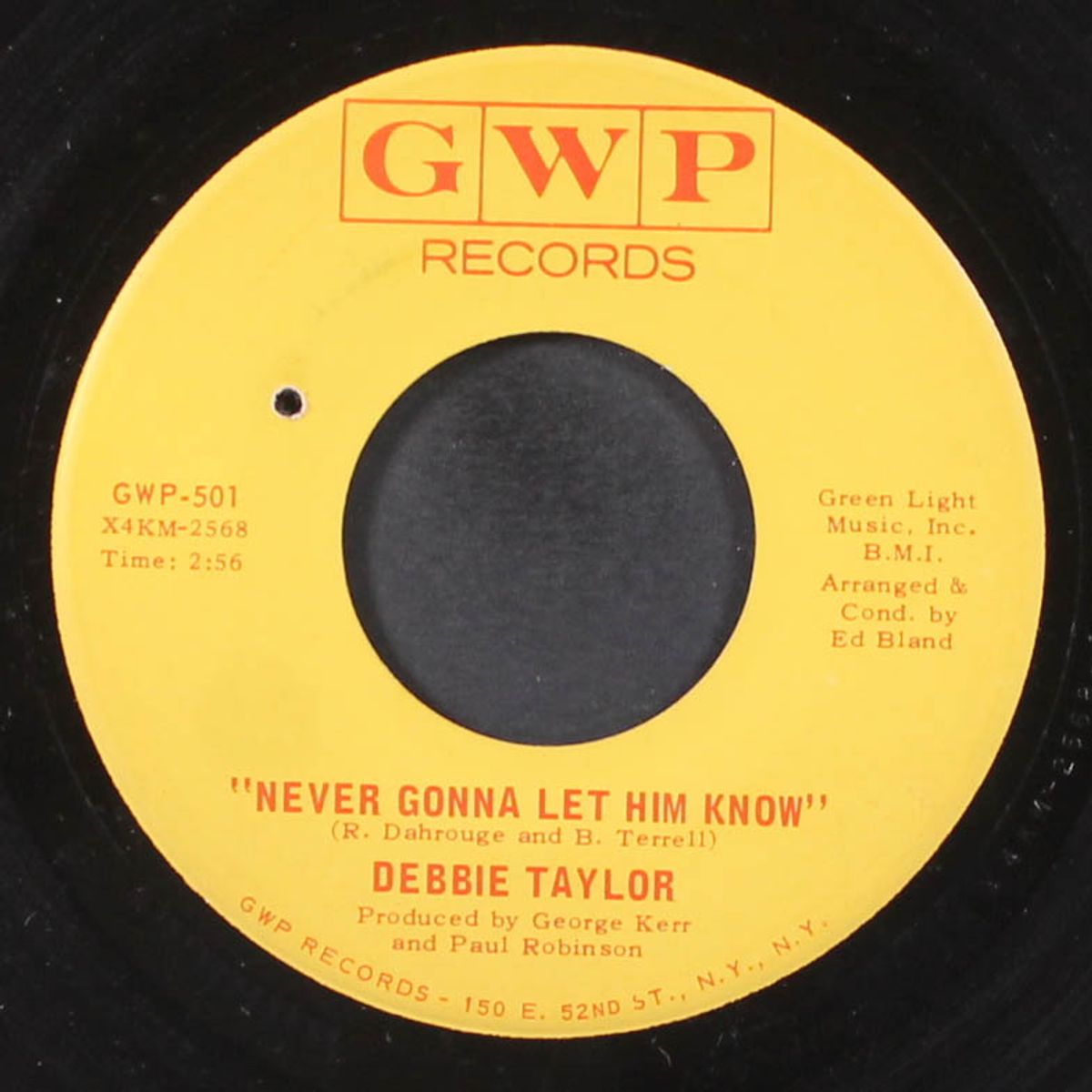 never gonna let him know / let's prove them wrong by DEBBIE TAYLOR