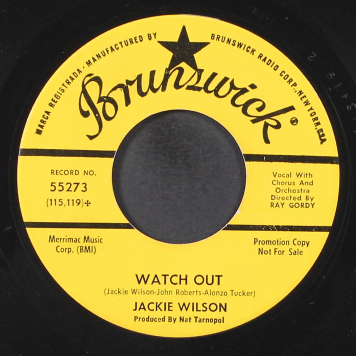 she's all right / watch out by JACKIE WILSON