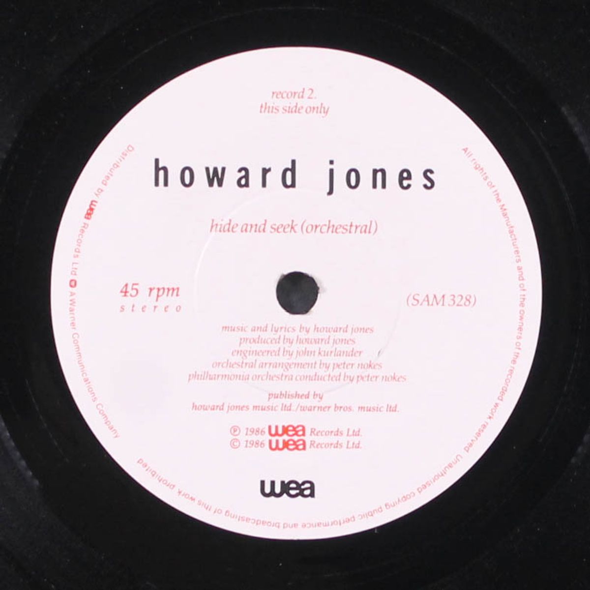 you know i love you don't you by HOWARD JONES