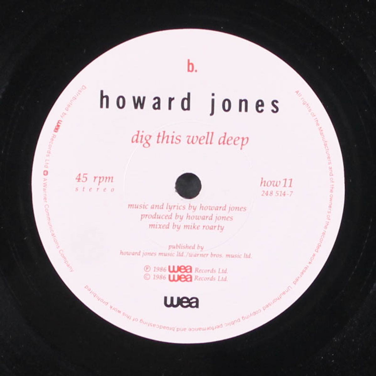you know i love you don't you by HOWARD JONES