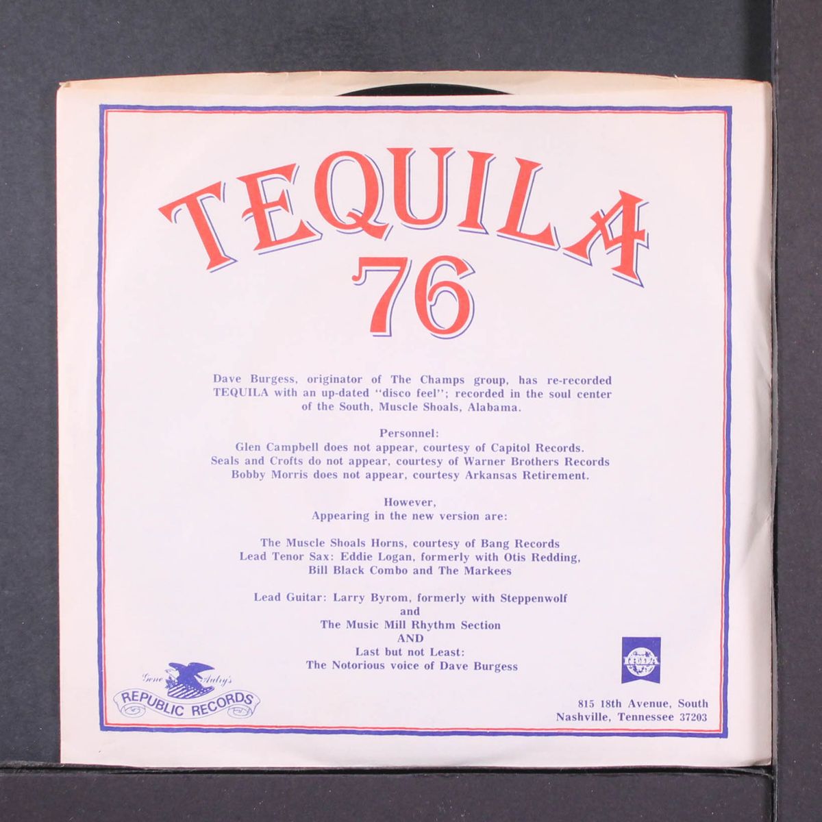 tequila '76 / same by CHAMPS