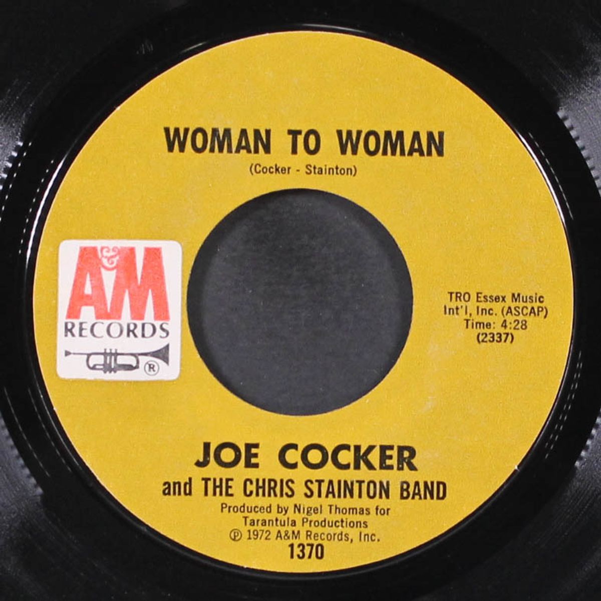 woman to woman / midnight rider by JOE COCKER