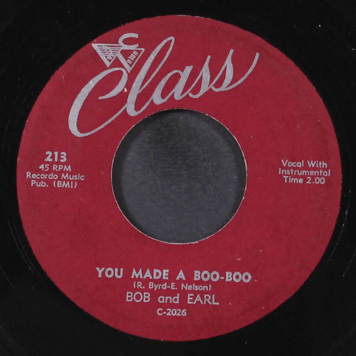 that's my desire / you made a boo-boo by BOB & EARL