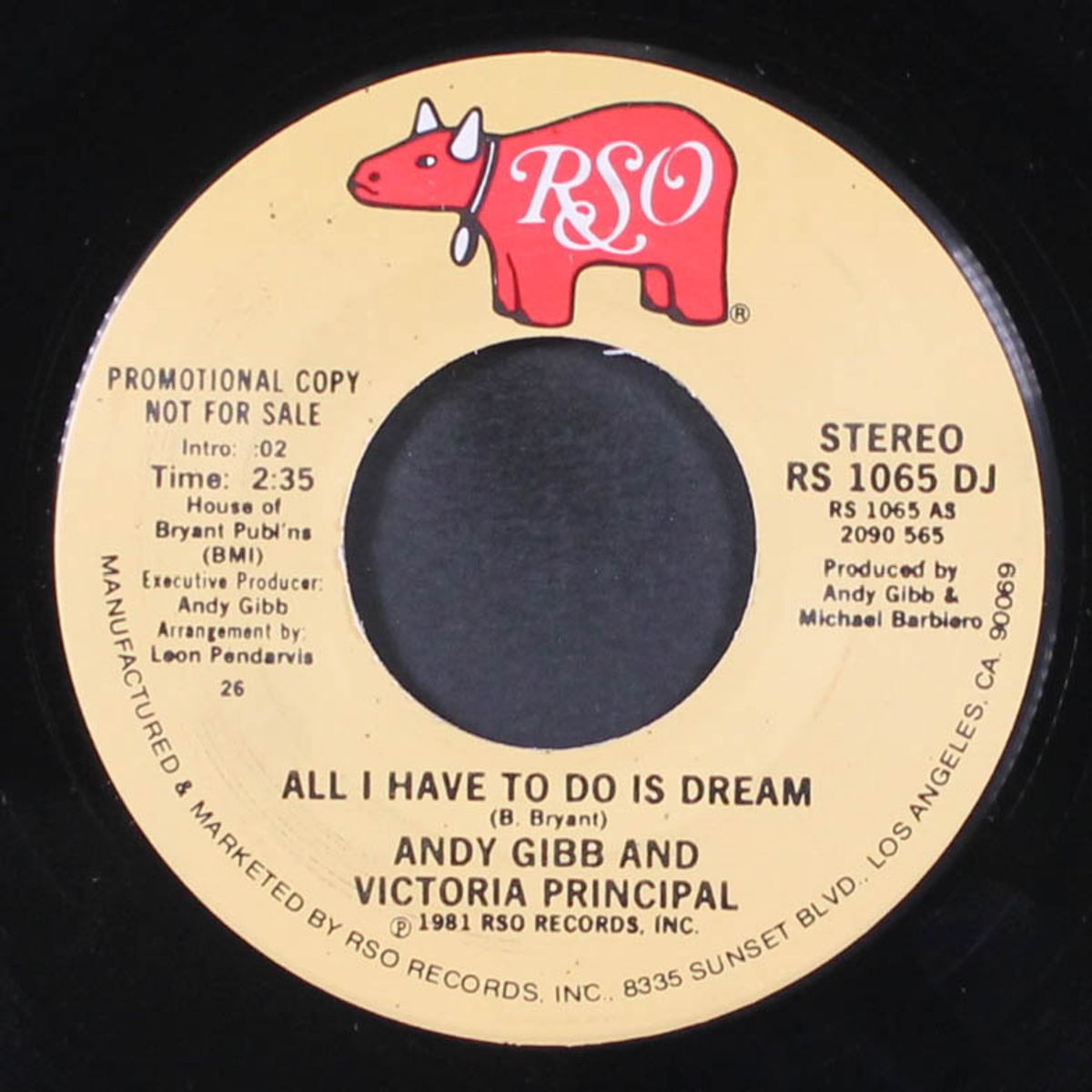 all i have to do is dream / mono by ANDY GIBB & VICTORIA PRINCIPAL