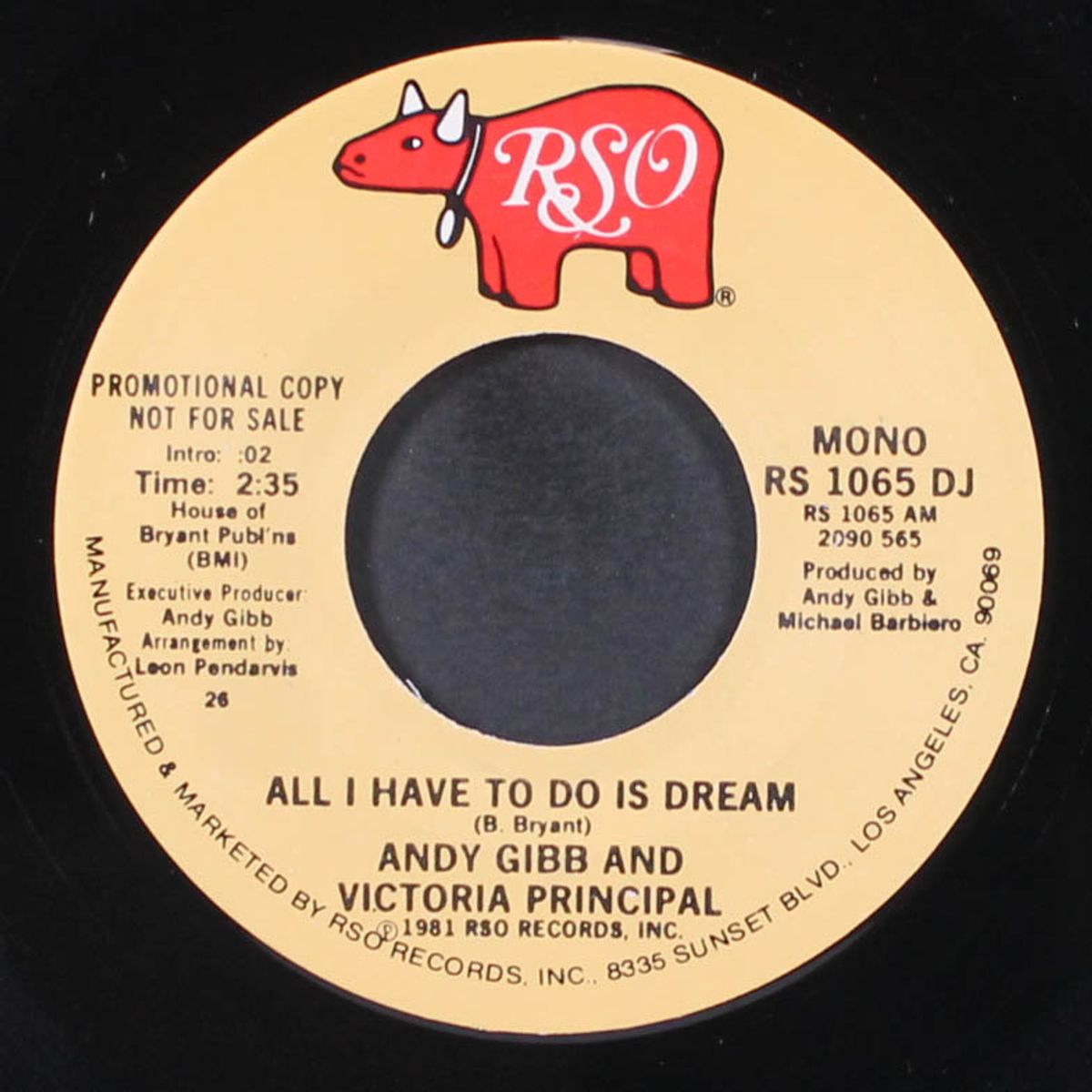 all i have to do is dream / mono by ANDY GIBB & VICTORIA PRINCIPAL
