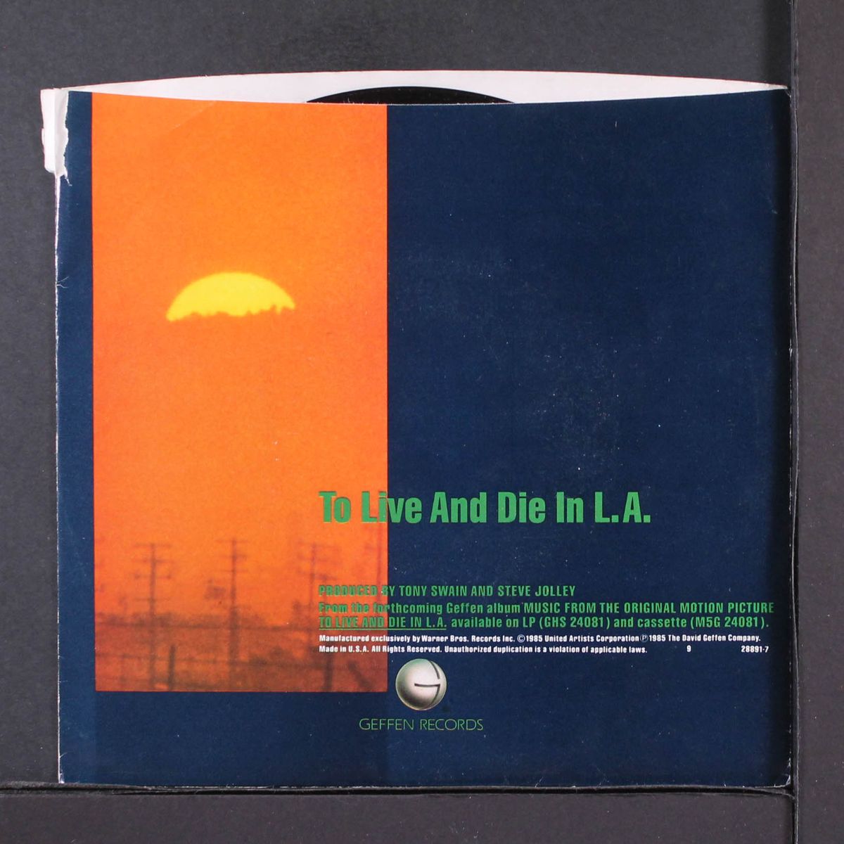 to live & die in l.a. / same by WANG CHUNG