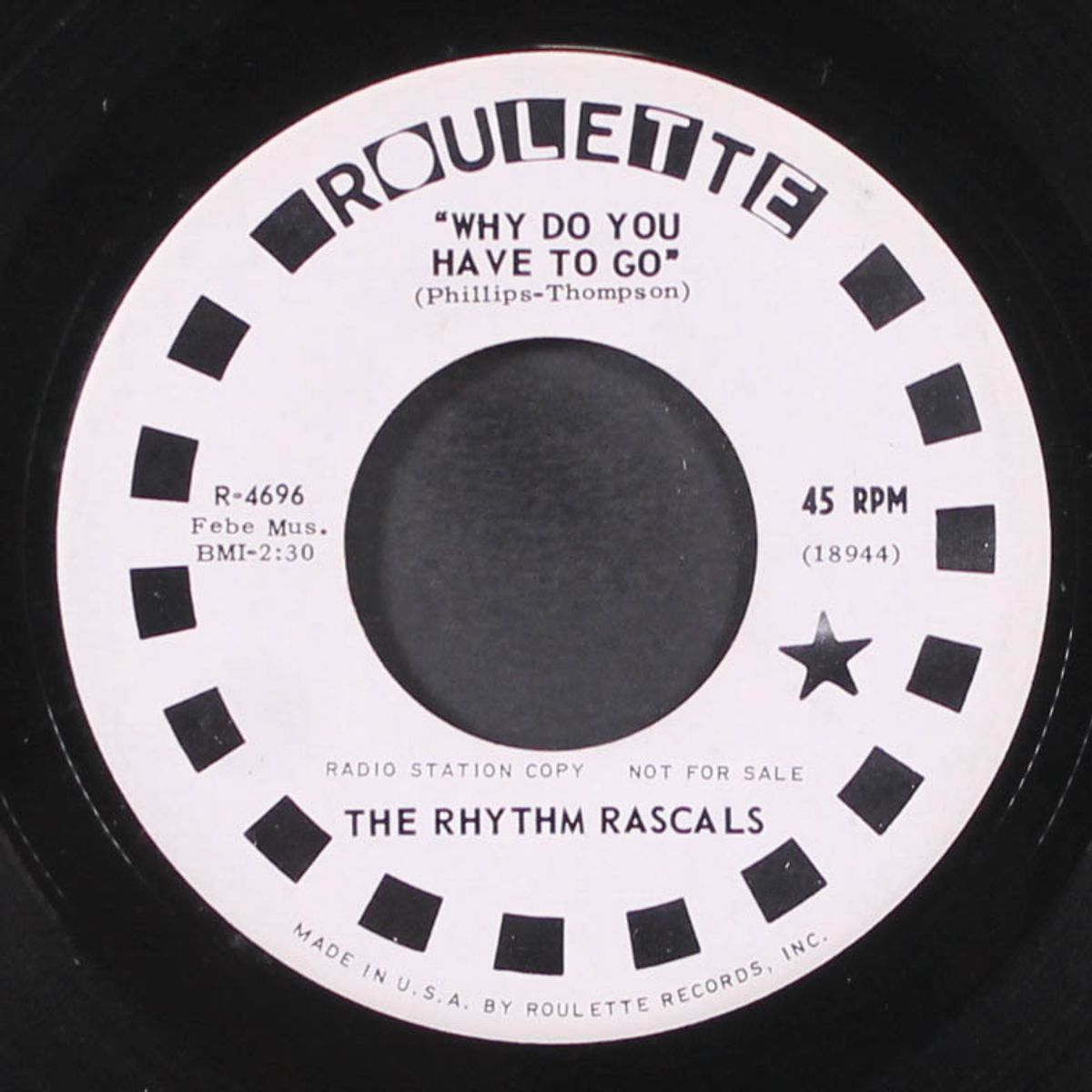 why do you have to go / girl by my side by RHYTHM RASCALS