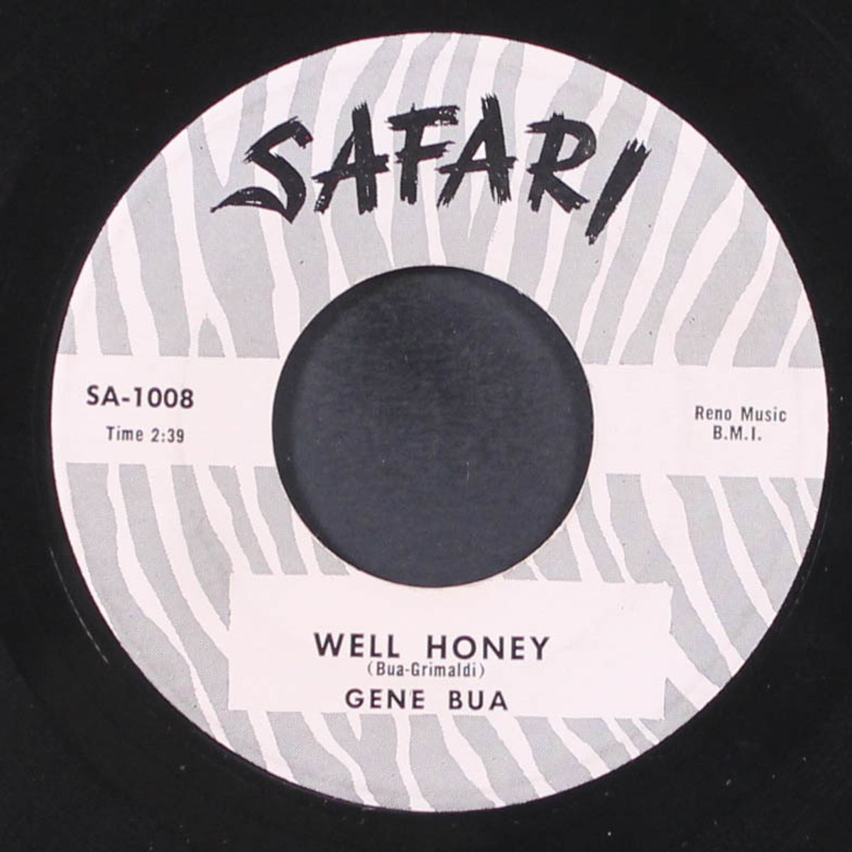 golly gee / well honey by GENE BUA